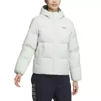 Пуховик серии Wuji женский льняной зеленый Adidas