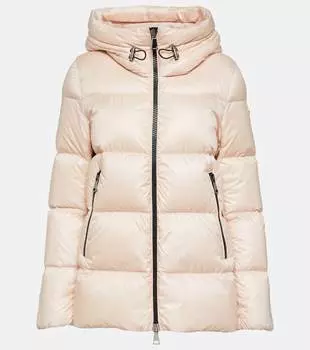 Пуховик seritte Moncler, розовый