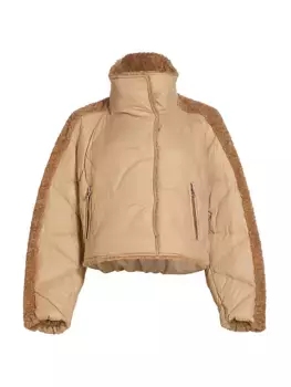 Пуховик Sharon Mix Media Lamarque, карамель