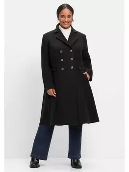 Пуховик sheego by Joe Browns Mantel, черный