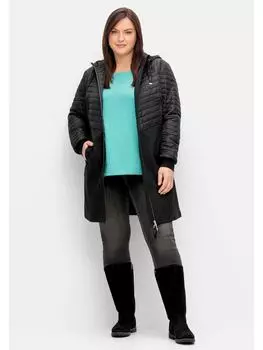 Пуховик sheego, черный