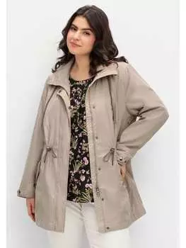 Пуховик sheego, цвет schlamm