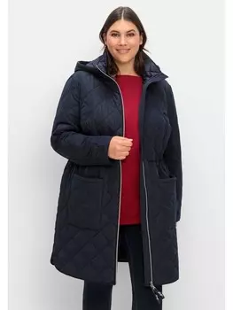 Пуховик sheego, цвет tiefblau