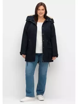 Пуховик sheego Parka, ночной синий