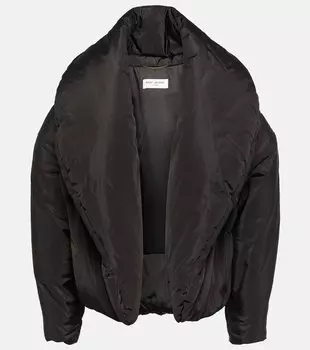 Пуховик shell Saint Laurent, черный
