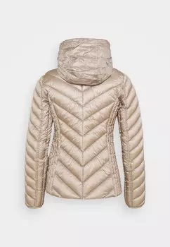Пуховик SHORT PACKABLE MICHAEL Michael Kors, бежевый