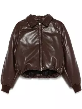 Пуховик Ski Club из коллаборации с Shoreditch AGOLDE, коричневый