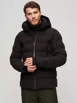 Пуховик Ski Radar Luxe Superdry, черный