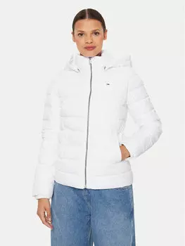 Пуховик slim fit Tommy Jeans, белый