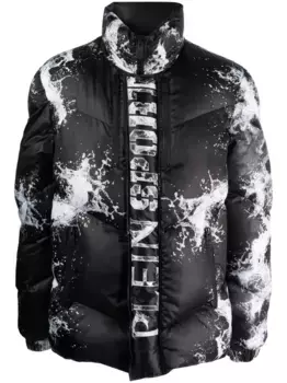 Пуховик Splash Extreme Plein Sport, черный