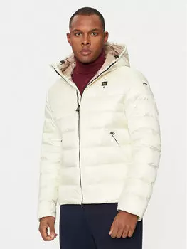 Пуховик стандартного кроя 24WBLUC03023 Blauer, экрю