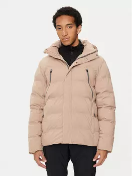 Пуховик стандартного кроя 4F, бежевый