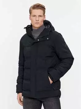 Пуховик стандартного кроя 4F, черный