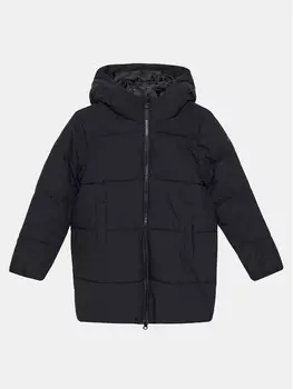 Пуховик стандартного кроя 4F, черный