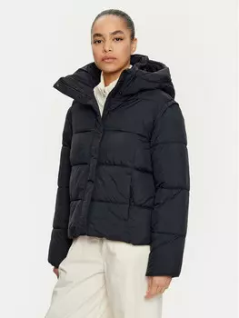 Пуховик стандартного кроя 4F, черный