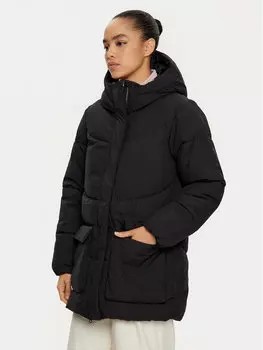 Пуховик стандартного кроя 4F, черный