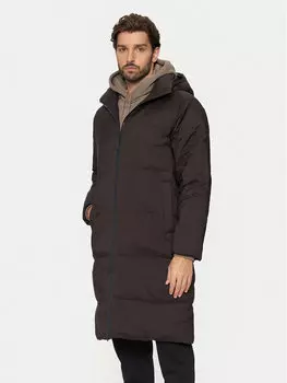 Пуховик стандартного кроя 4F, черный