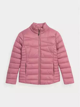 Пуховик стандартного кроя 4F, розовый