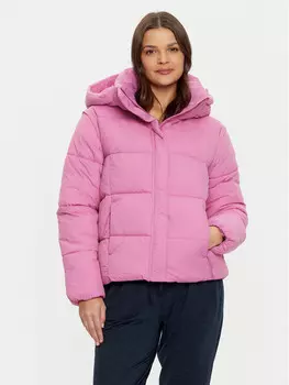 Пуховик стандартного кроя 4F, розовый