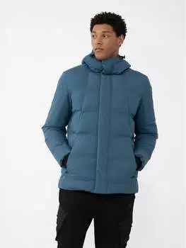 Пуховик стандартного кроя 4F, синий