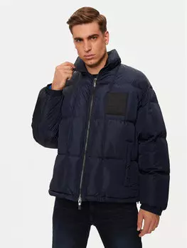 Пуховик стандартного кроя 6DZB21 ZN4XZ 1510 Armani Exchange, синий
