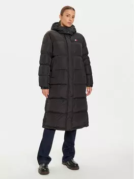 Пуховик стандартного кроя Alaska DW0DW18860 Tommy Jeans, черный