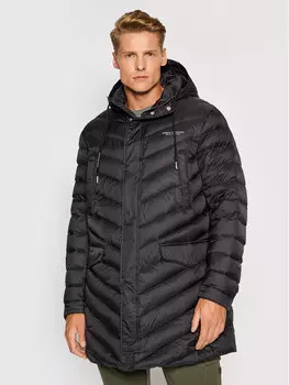 Пуховик стандартного кроя Armani Exchange, черный