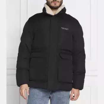 Пуховик стандартного кроя Armani Exchange, синий