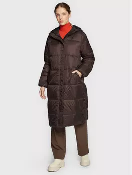 Пуховик стандартного кроя B.Young, коричневый