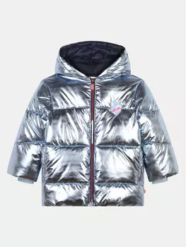 Пуховик стандартного кроя Billieblush, серебряный