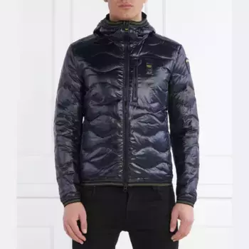 Пуховик стандартного кроя Blauer, синий