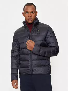 Пуховик стандартного кроя Blauer, синий