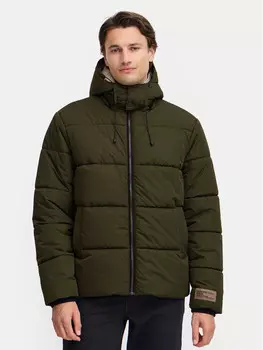 Пуховик стандартного кроя Blend, зеленый