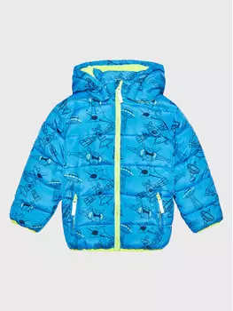 Пуховик стандартного кроя Blue Seven, синий