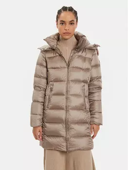 Пуховик стандартного кроя Bomboogie, коричневый