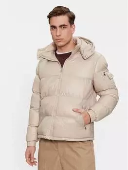 Пуховик стандартного кроя Brave Soul, бежевый