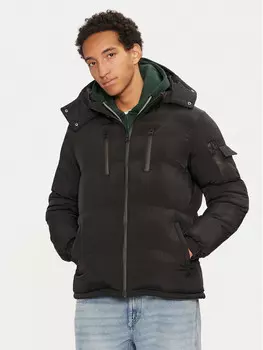 Пуховик стандартного кроя Brave Soul, черный