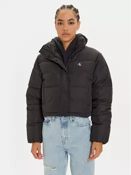 Пуховик стандартного кроя Calvin Klein Jeans, черный