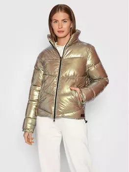 Пуховик стандартного кроя Canadian Classics, зеленый