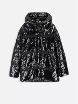 Пуховик стандартного кроя Coccodrillo, черный