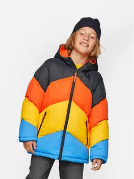 Пуховик стандартного кроя Coccodrillo, мультиколор