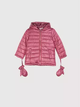 Пуховик стандартного кроя Coccodrillo, розовый