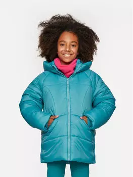 Пуховик стандартного кроя Coccodrillo, синий