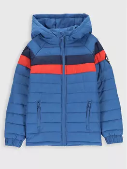 Пуховик стандартного кроя Coccodrillo, синий
