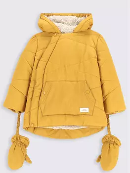 Пуховик стандартного кроя Coccodrillo, желтый