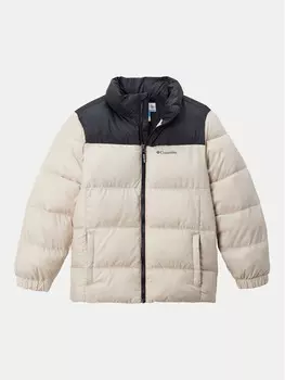 Пуховик стандартного кроя Columbia, бежевый