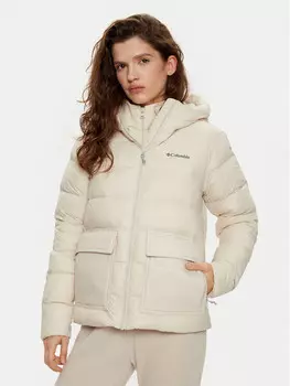 Пуховик стандартного кроя Columbia, бежевый