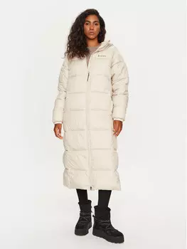 Пуховик стандартного кроя Columbia, бежевый