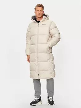 Пуховик стандартного кроя Columbia, бежевый