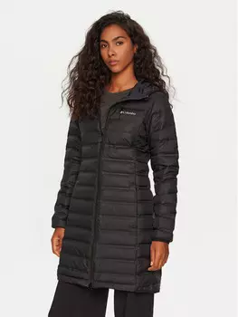 Пуховик стандартного кроя Columbia, черный